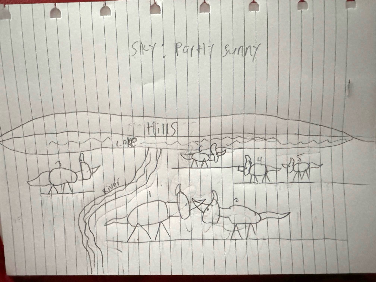 dinosaur sketch