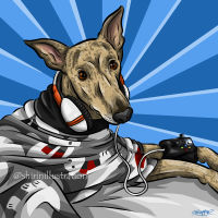 gaming dog